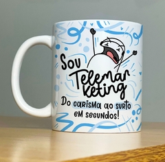 Caneca de Cerâmica Flork - Profissão Telemarketing - comprar online