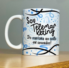 Caneca de Cerâmica Flork - Profissão Telemarketing