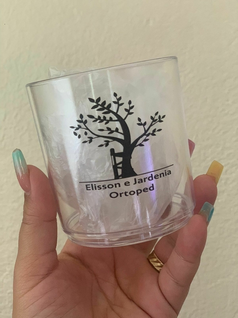 Kit c/ 20 Copos Whisky Cristal Personalizados