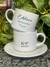 Xícara de Porcelana com Pires Personalizada - comprar online