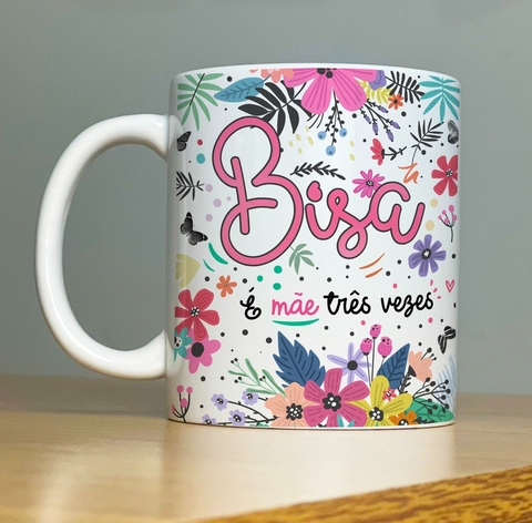 Caneca de Cerâmica "Bisa/Biso"