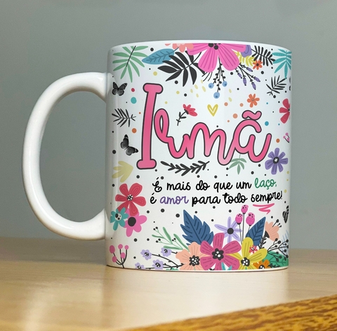Caneca de Cerâmica "irmã/irmão"