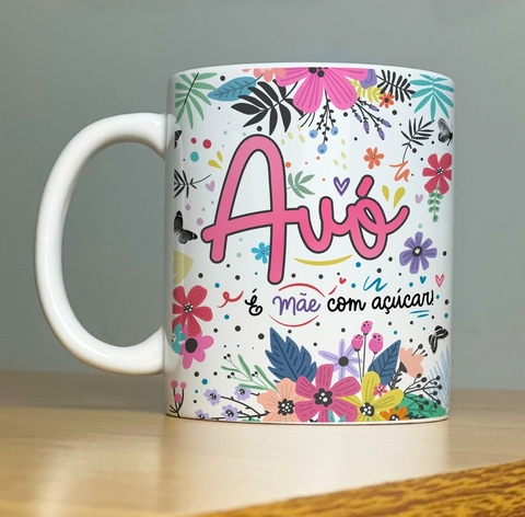 Caneca de Cerâmica "avó/avô"