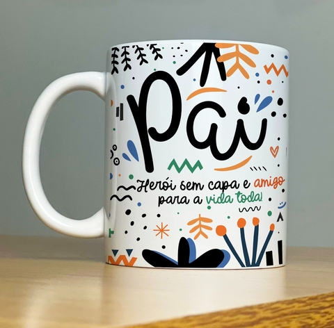 Caneca de Cerâmica "Pai"