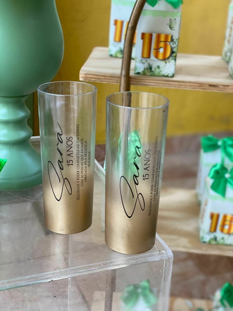 Kit c/ 5 Copos Long Drink Degrade Personalizados