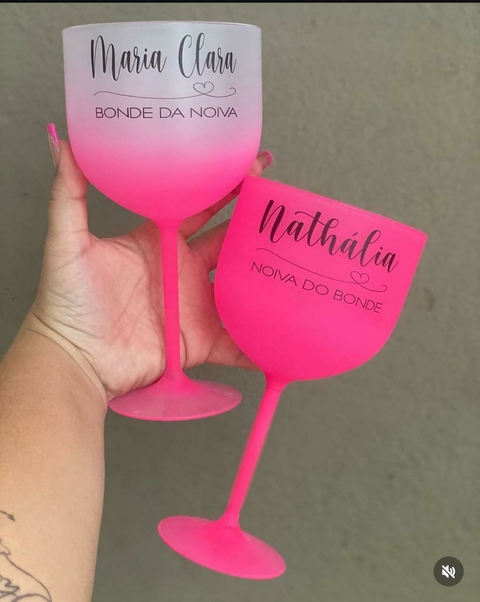 Kit c/ 11 Taças Gin Envelopadas + 1 Taça Gin Degrade