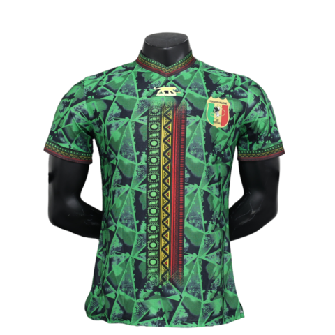 Camisa Seleção do Mali II 23/24 - Torcedor Airness Masculina - Verde com detalhes em vermelho e amarelo