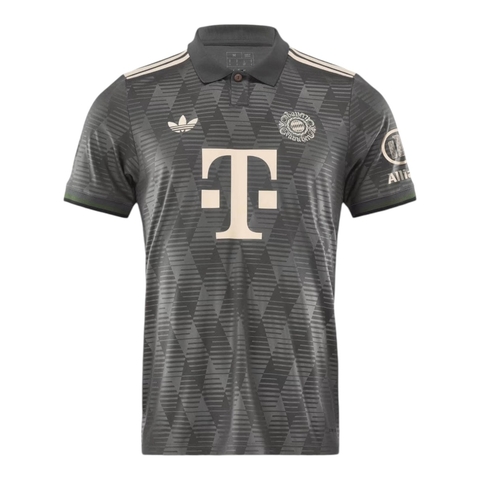 Camisa Bayern de Munique Edição especial Oktoberfest 24/25 - Torcedor Adidas Masculina - Preta com detalhes em bege