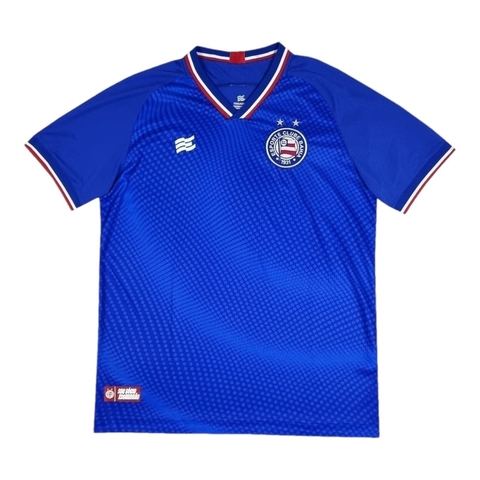 Camisa Bahia Edição especial 24/25 - Torcedor Esquadrão Masculina - Azul com detalhes em vermelho