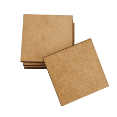 Kit Quadradinhos MDF 3mm - Vários Tamanhos e Usos - Canto Reto - comprar online