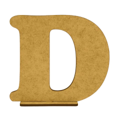 Letra "D" Crua