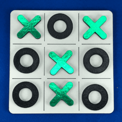 Kit - 100 Jogos da Velha em MDF COLOR - 10cm