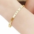 BRACELETE AÇO INÓX ROMANO ZIRCÔNIA 0064 - loja online