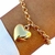 Imagem do KIT COLAR E PULSEIRA ELO PORTUGUES CORAÇÃO GORDINHO 2341/2362