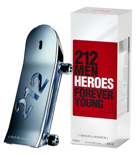 212 Men Heroes Carolina Herrera Eau de Toilette - Perfume Masculino 90ml