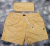 SHORT TACTEL PESADO - AMARELO COM LISTRAS POW26