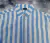 CAMISA LINHO MANGA CURTA - LISTRAS AZUIS - comprar online