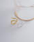 Anel Fio minimalista fino Regulável Ouro