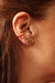 Brinco Ear Cuff Zircônias Coloridas -  Acessórios Semijoias  Cantu Mulher