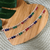 Pulseira Pedras Coloridas