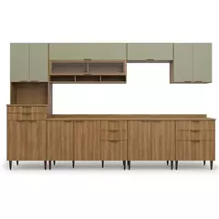 Cozinha Compacta Paris 7 Peças – 13 Portas & 8 Gavetas  - comprar online