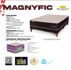 Top Colchão Mola Magnyfic - Marrom Cervical | Máximo Conforto e Suporte (Apenas Colchão Base Não Inclusa) - comprar online