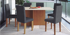 Mesa Vegas com 6 Cadeiras – Design Elegante e Conforto para Seu Ambiente