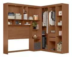 Guarda-roupa Santos Andirá Master Lugano Cor Jatob?/grafite - comprar online