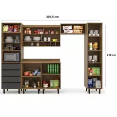 COZINHA MODULADA CONFORT 7 PEÇAS - loja online