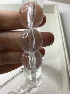 Colar curto transparência - Acessórios da Vivi