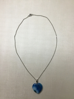 Colar curto coração