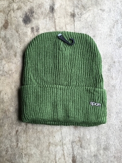 Touca canelada verde