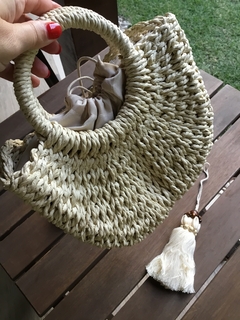 Bolsa de passeio palha areia na internet