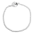 Pulsera De Pura Plata Fina 925 Broche De Corazon 3mm - tienda en línea