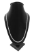 Cadena De Pura Plata Fina 925 Tejido ValentinA 3mm Unisex 40cm a 70cm - comprar en línea