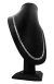 Imagen de Cadena De Pura Plata Fina 925 Tejido Valentina 4mm Broche de perico 40cm a 70cm