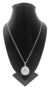 Imagen de Cadena Con Dije San Benito Con Cruz De Pura Plata Fina 925
