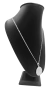 Cadena Con Dije San Benito Con Cruz De Pura Plata Fina 925