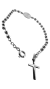 Pulsera De Pura Plata Fina 925 San Benito Cruz Ajustable - comprar en línea