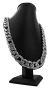 Cadena De Pura Plata Fina .925 Pura Tejido 3x1 1.5cm Gruesa broche de caja y seguro - comprar en línea