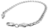 Pulso Pulsera D Pura Plata Fina Ley 925 Valentino 4mm Unisex en internet