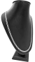 Imagen de Cadena De pura Plata Fina 925 5mm Tejido Doble Hombre
