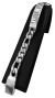 Esclava de pura Plata Fina .925 tejido 3x1 letras abultadas En Plata Gruesa Doble Broche personalizada - comprar en línea