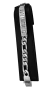 Esclava de pura Plata Fina .925 tejido 3x1 letras abultadas En Plata Gruesa Doble Broche personalizada