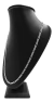 Cadena De Plata Fina Ley .925 60cm X 3mm Unisex Hombre Mujer tejido 3x1