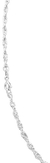 Cadena De Plata Fina 925 Torzal 55cm 3mm Unisex Mujer Hombre - comprar en línea