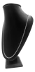 Cadena De Pura Plata Fina Ley 925 Tejido Éxito 45cm 2mm