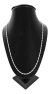 Cadena Tejido Torzal Pura Plata Fina 925 Para Niño Niña 3mm - tienda en línea