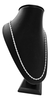 Imagen de Cadena De Plata Fina 925 Torzal 55cm 3mm Unisex Mujer Hombre