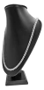 Imagen de Cadena Plata Fina 925 Estilo Gucci Hombre Mujer Unisex 60cm